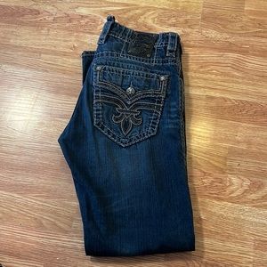 Rock Revival, lightly worn relaxed straight